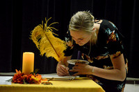 Autumn Lammers signs the NHS book