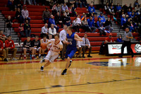 Brady Steffen drives to the basket